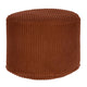 Okrúhly puf podnožka Lincoln Indian Tan-S