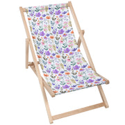 Drevené ležadlo Krajina kvetov