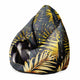Puf Pearshape Listy Zlaté