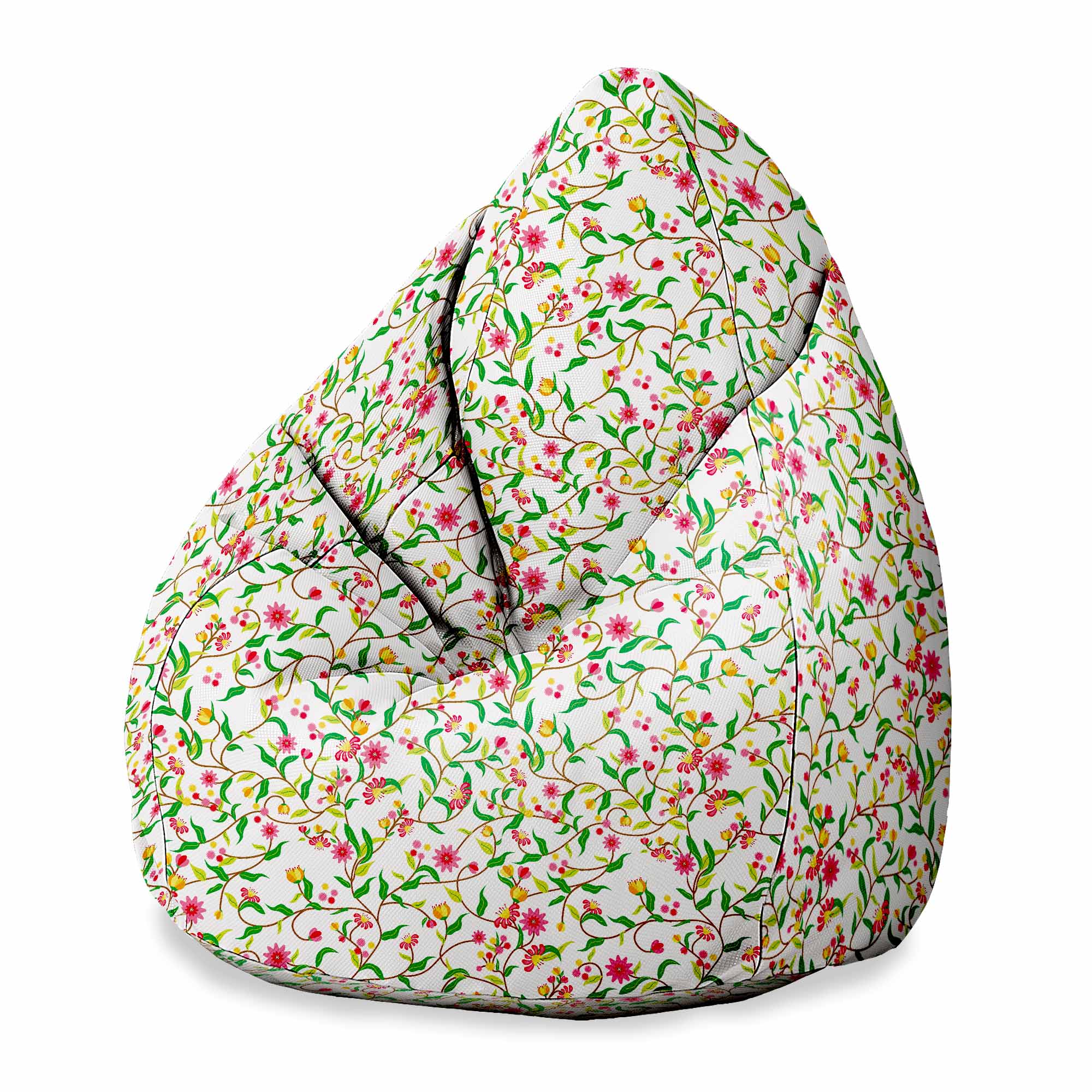 Sedací vak Pearshape Mystery Garden-M-Velvet