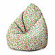 Sedací vak Pearshape Mystery Garden-M-Velvet