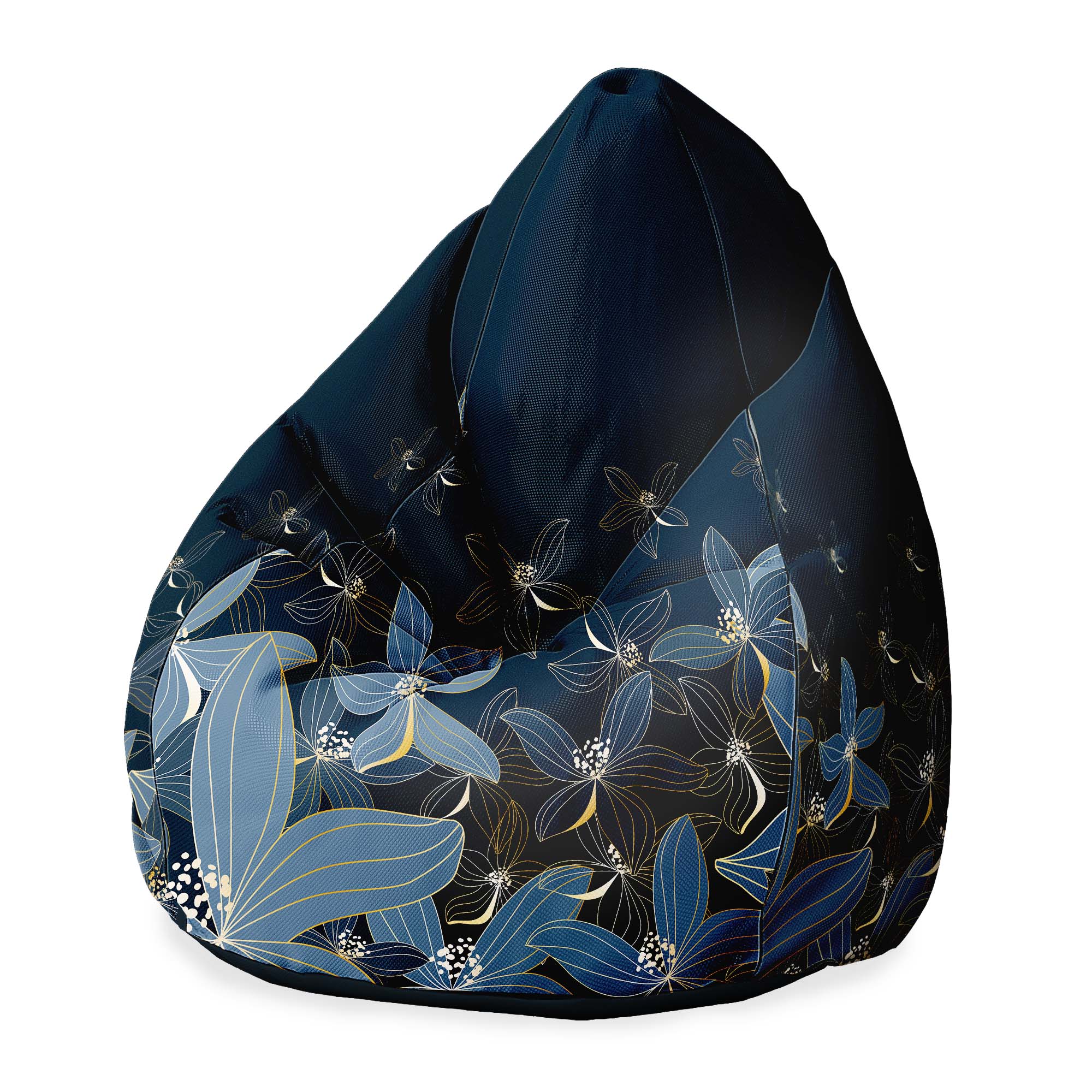 Puf Pearshape Navy Night