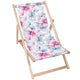 Leżak drewniany Pastel Flowers-M