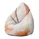 Sedací vak Pearshape Peach Smile-S-Velvet