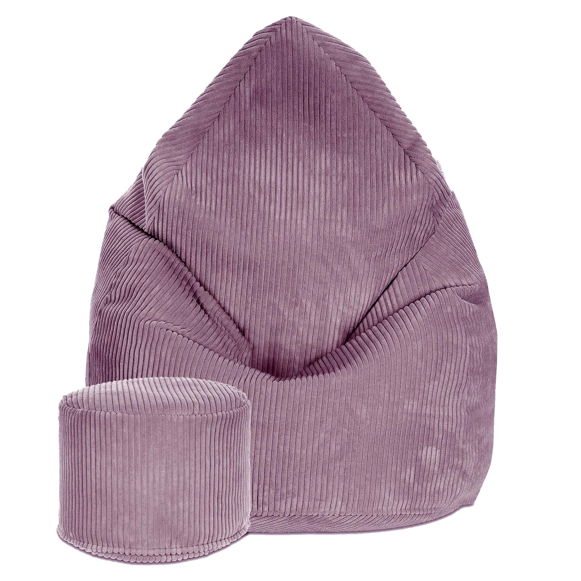 Runder Hocker Fußstütze Lincoln Plum Smoothie-S