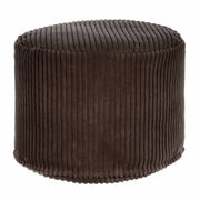 Okrúhly puf podnožka Lincoln Dark Chocolate