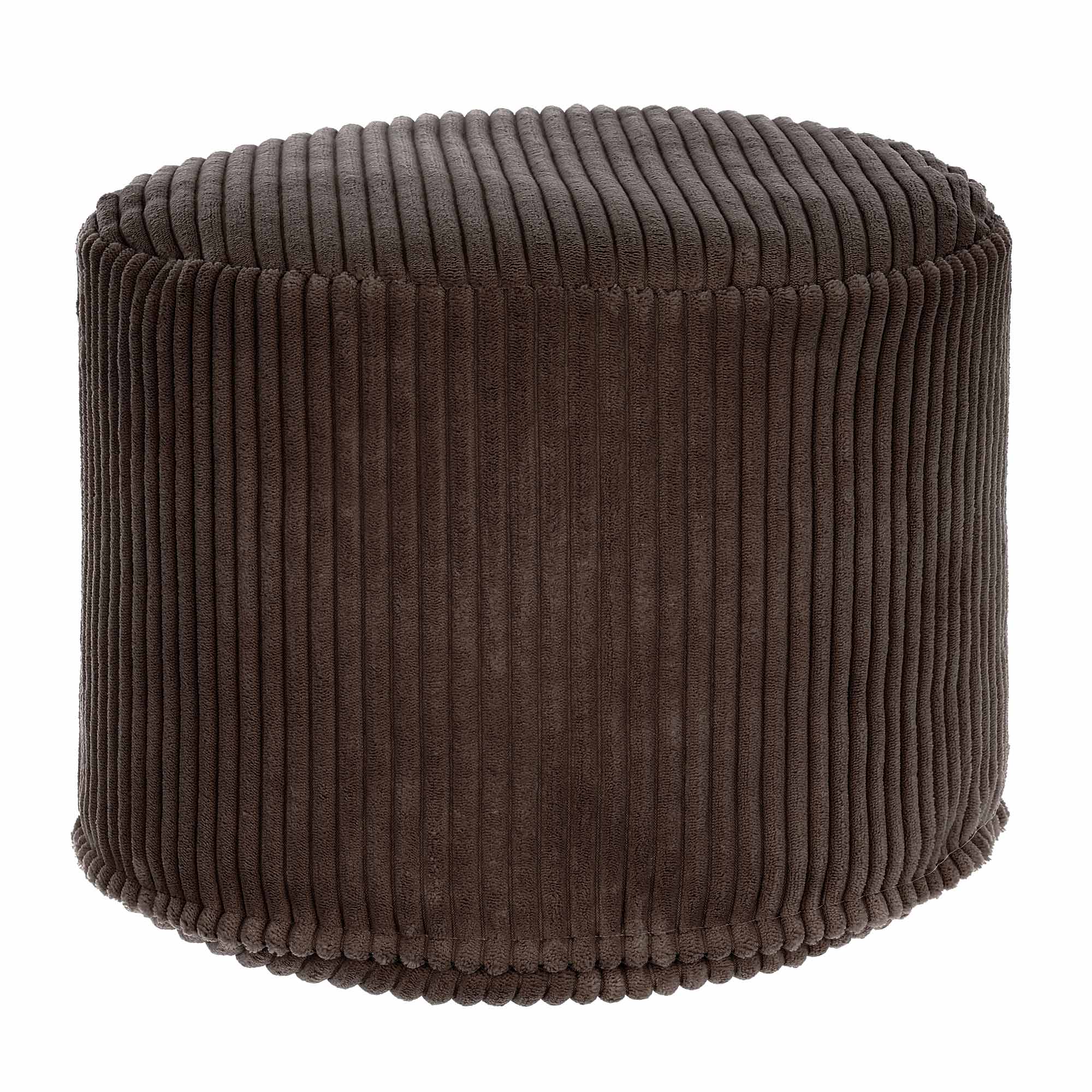 Puf kulatý podnožka Lincoln Dark Chocolate-M