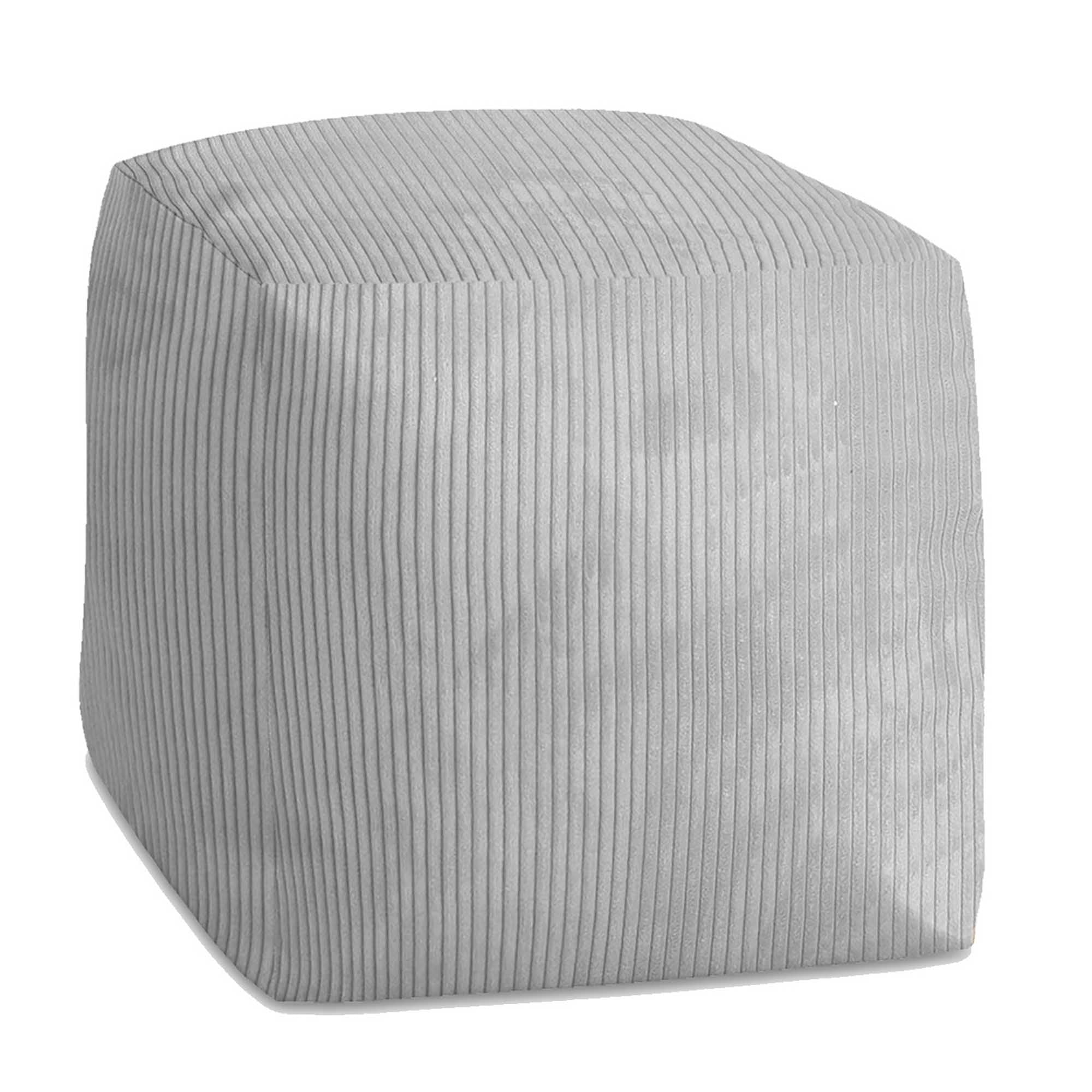 Puf Cube Chladná sivá