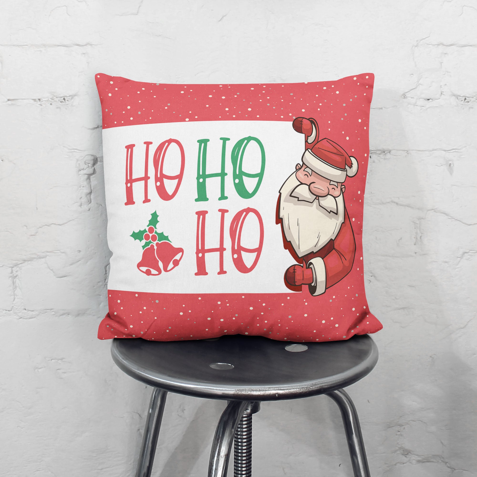 Poduszka Santa Hiding-Velvet