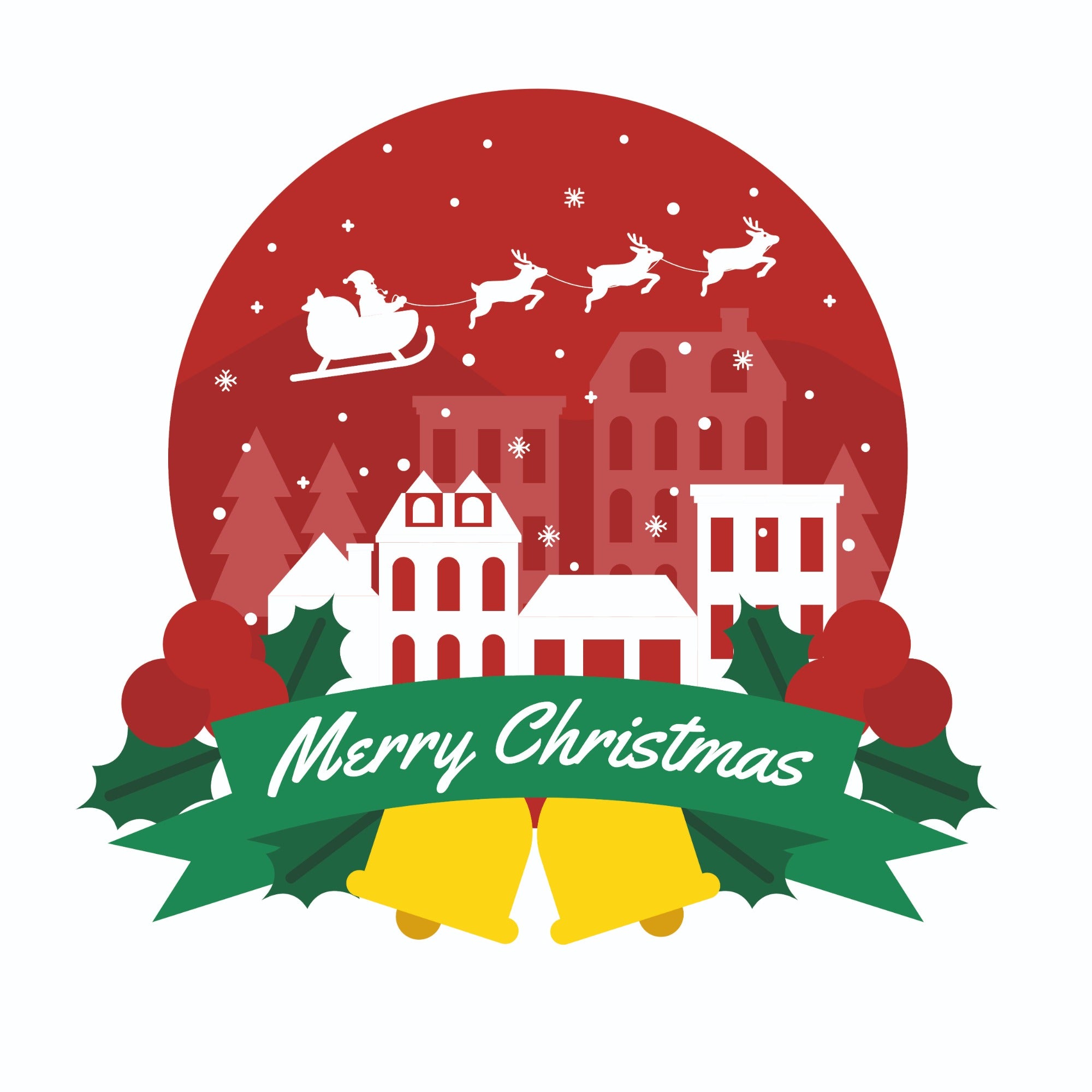 Polštář Santa is Coming to Town-Panama