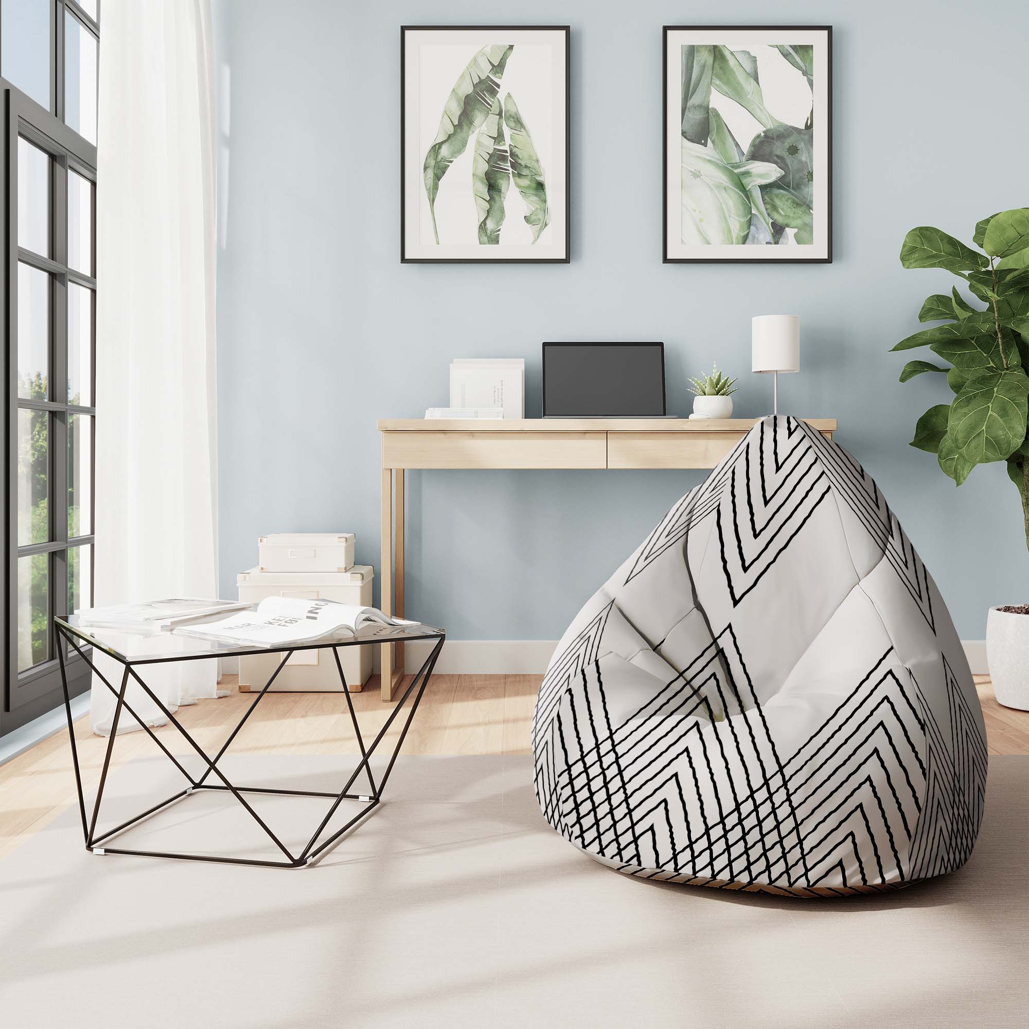 Puf Pearshape Silent Scandinavian