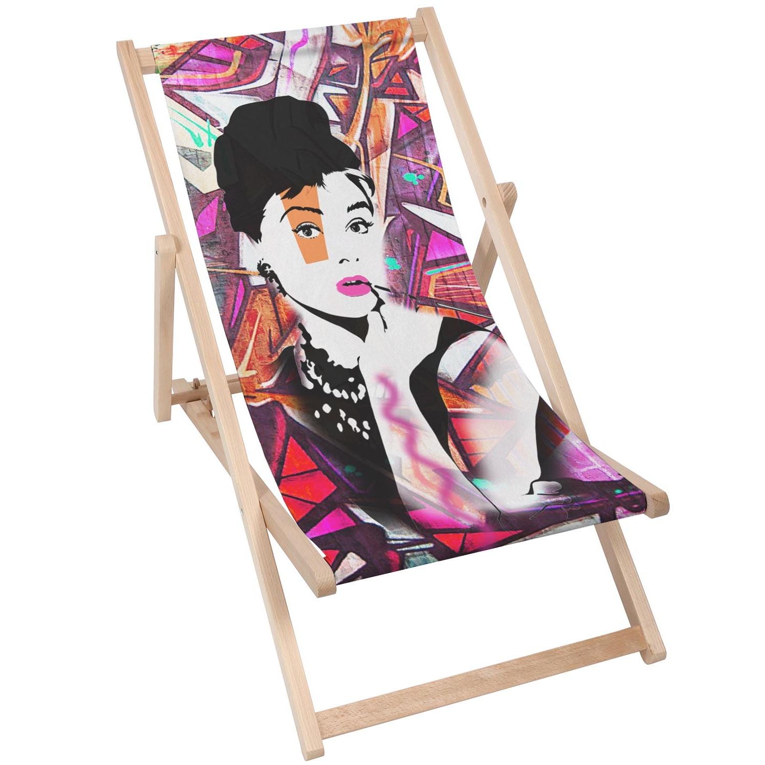 Drevený stolík Audrey Farebný