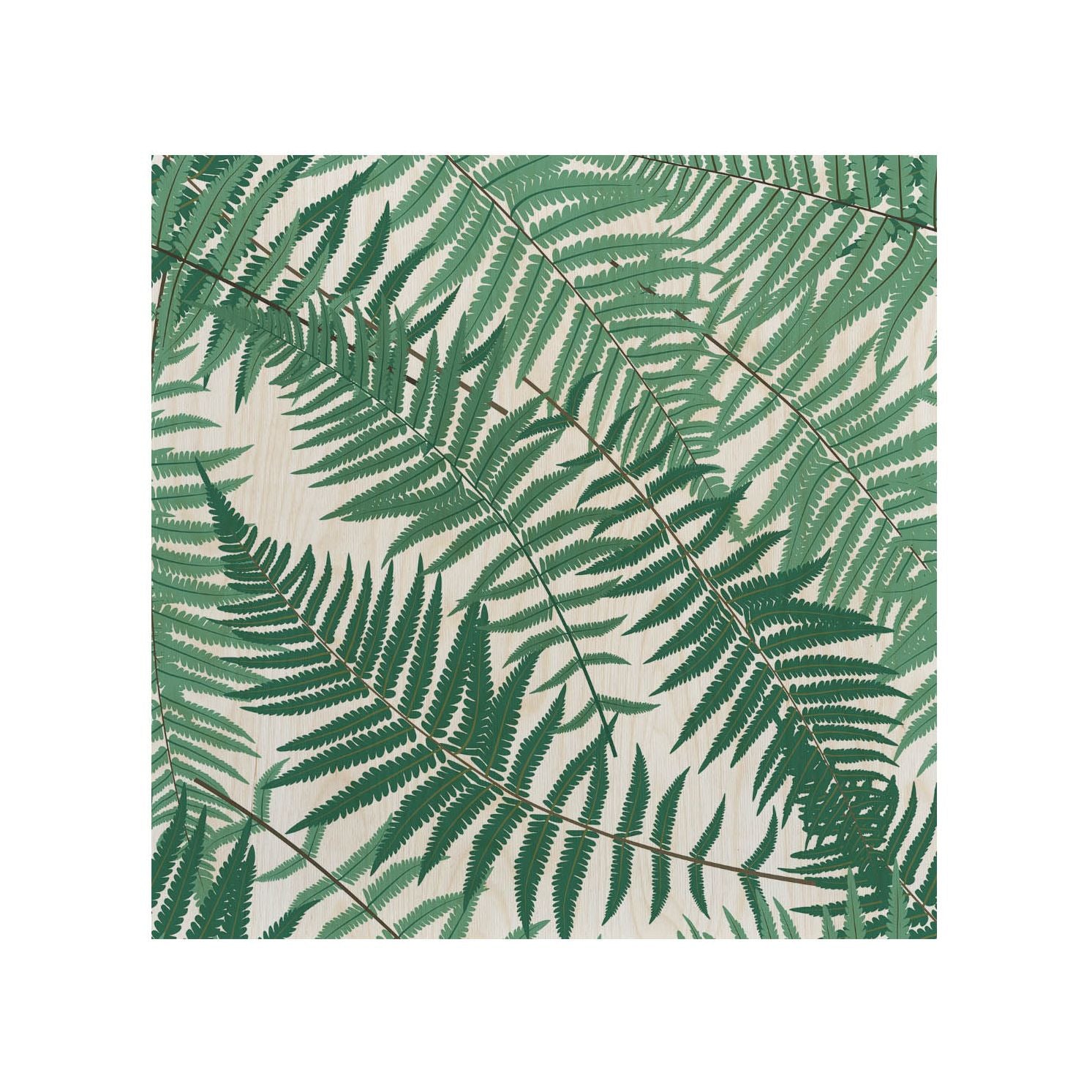 Drevený stolík Fern Leaf-30x40 CM