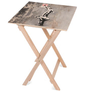 Graffiti Is A Crime Wooden Table-50x50 CM