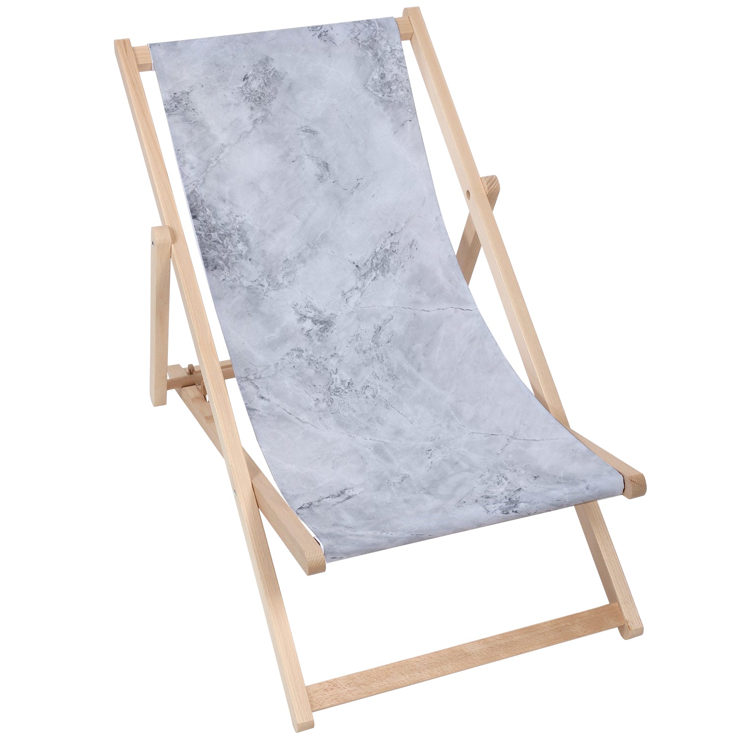 Drevený stolík Gray Marble-50x50 CM
