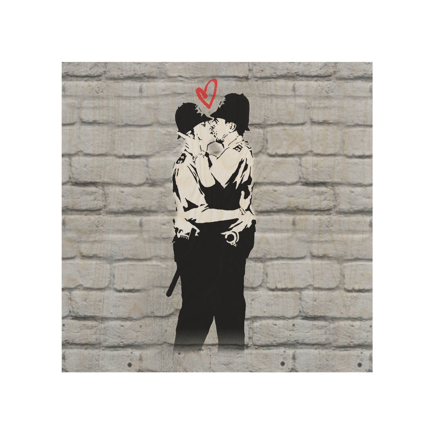 Dřevěný stolek Kissing Coopers