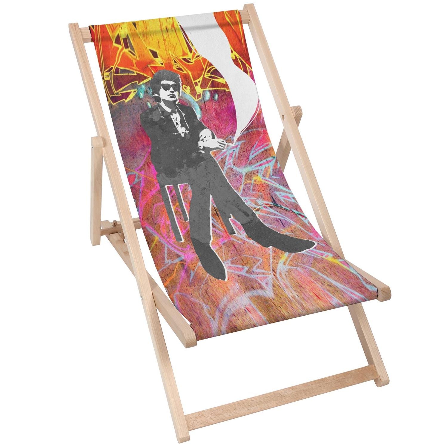 Drevený stolík Man In Black-30x40 CM