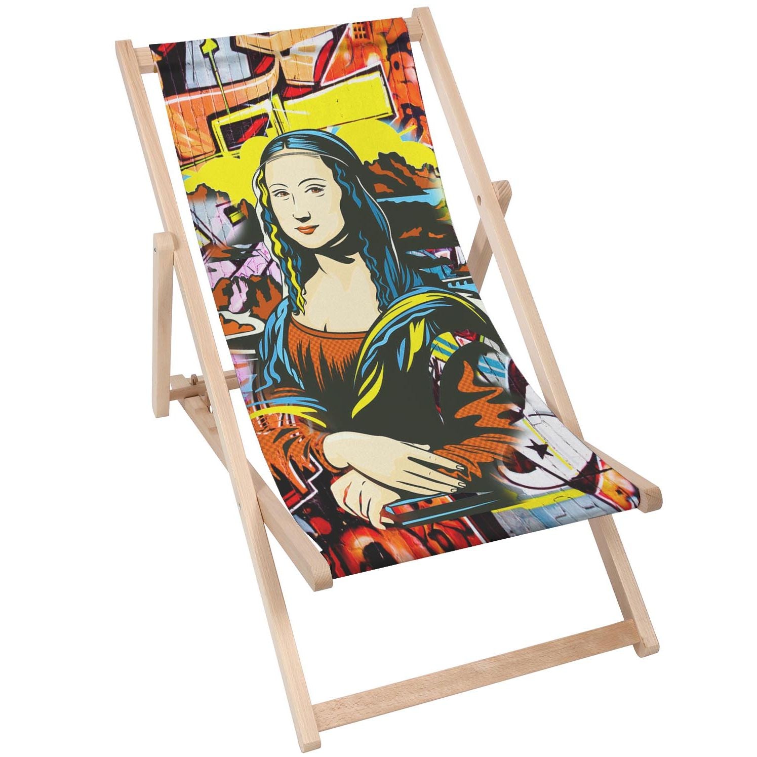 Wooden Table Mona Lisa Yellow-30x40 CM
