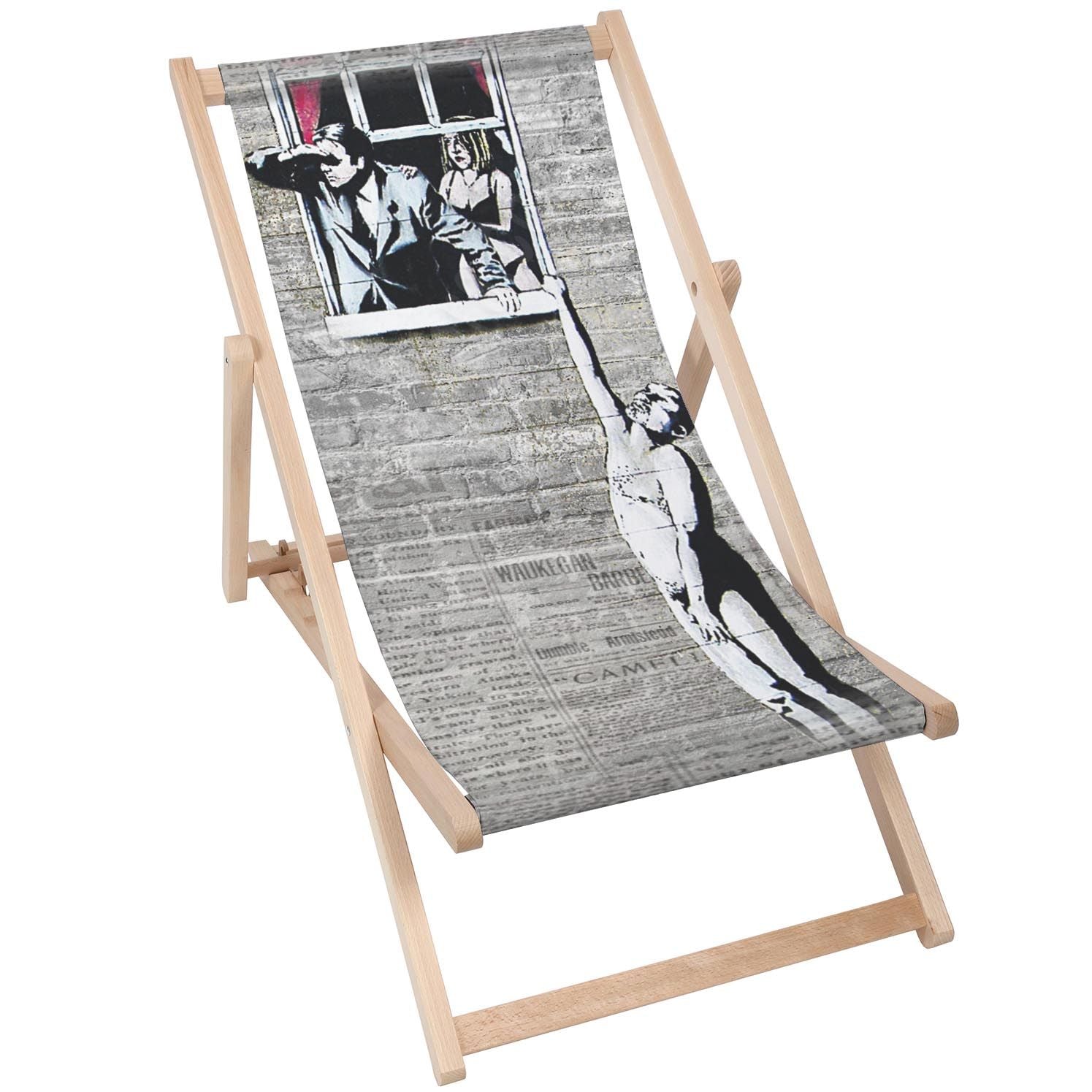 Drevený stolík Naked Man-30x40 CM