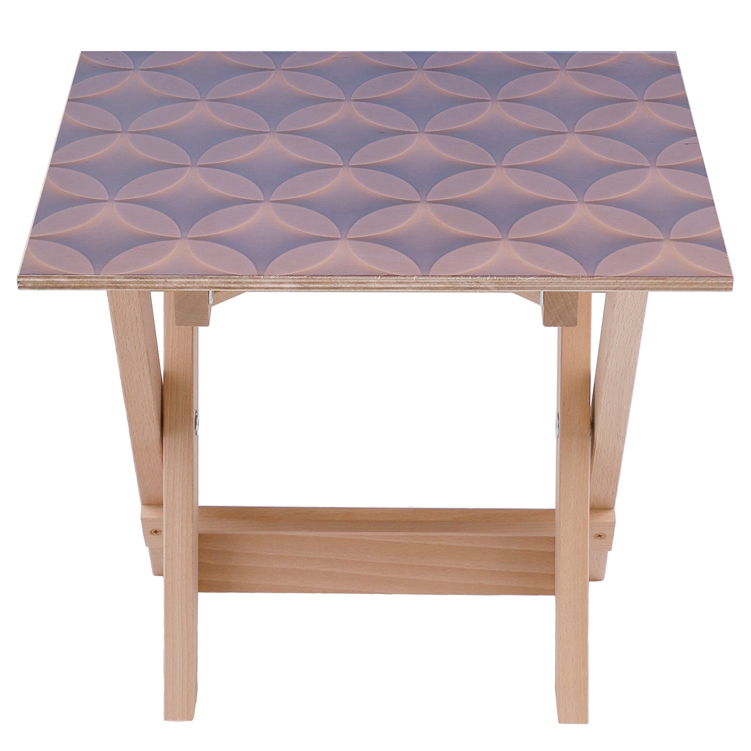 Drevený stolík Pattern-50x50 CM