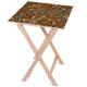Wooden Table Climbing Flowers-50x50 CM