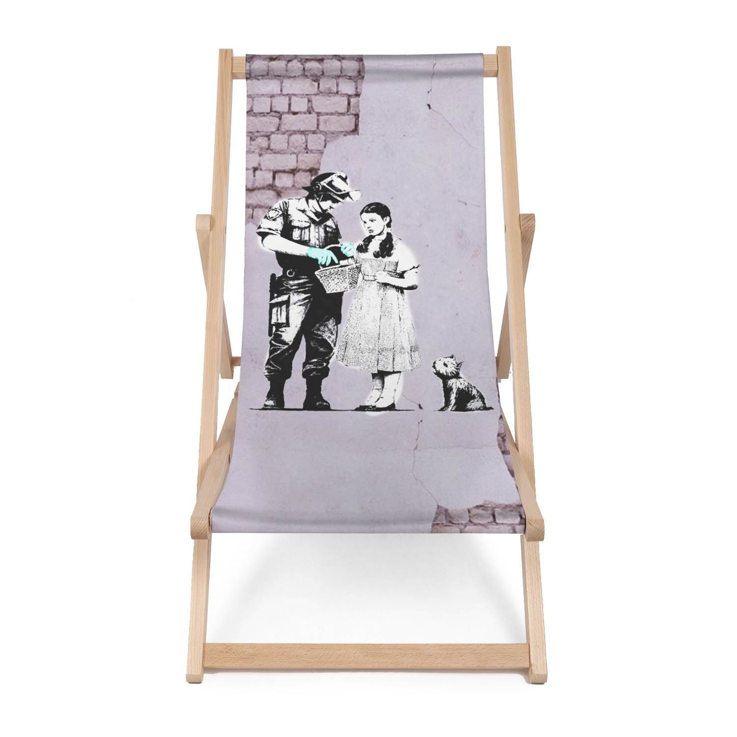 Drevený stolík Policeman & Dhoroty-50x50 CM
