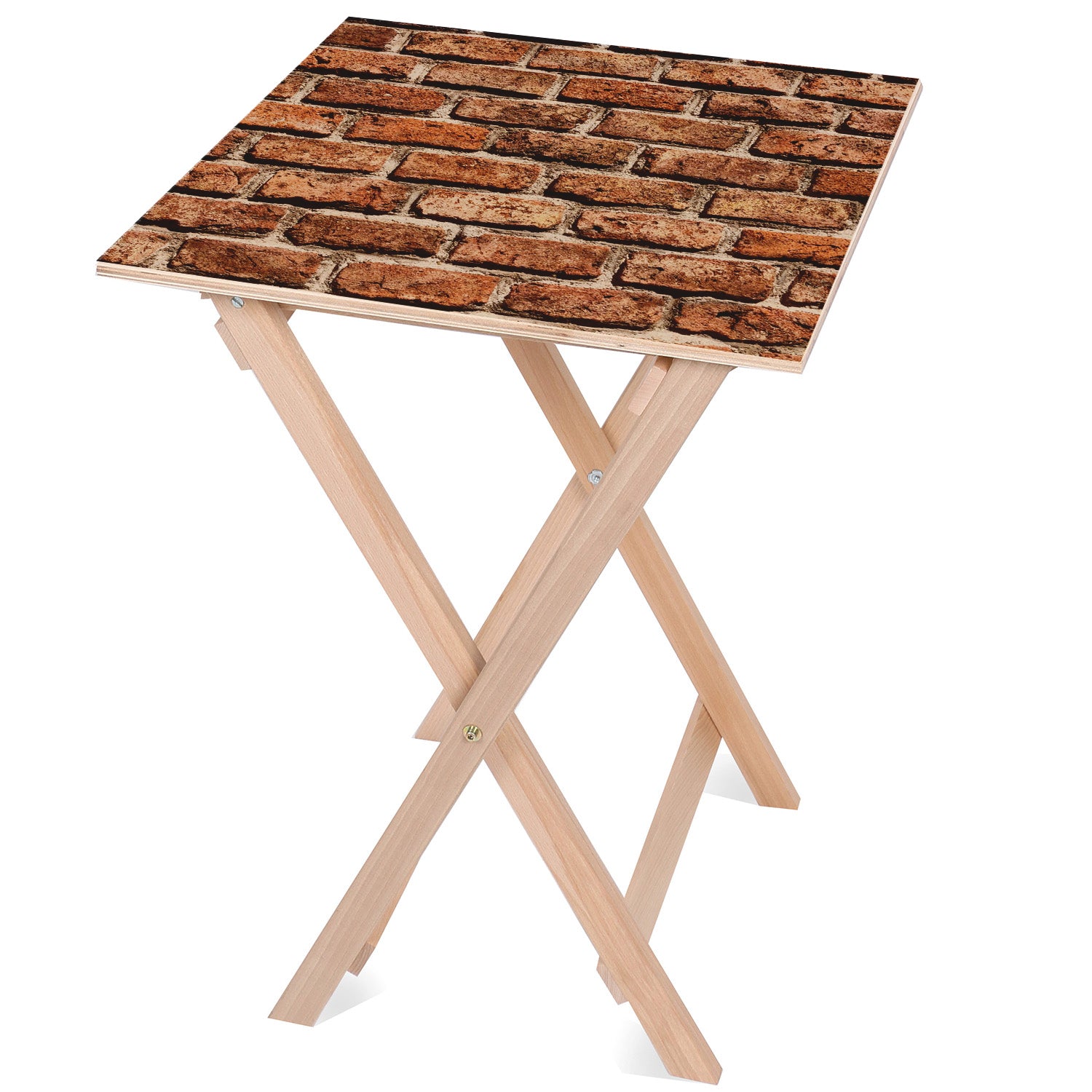 Drevený stolík Red Brick