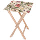 Stolik drewniany Retro Tropical Flowers-30x40 CM