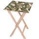 Stolik drewniany Retro Tropical Leaves-50x50 CM