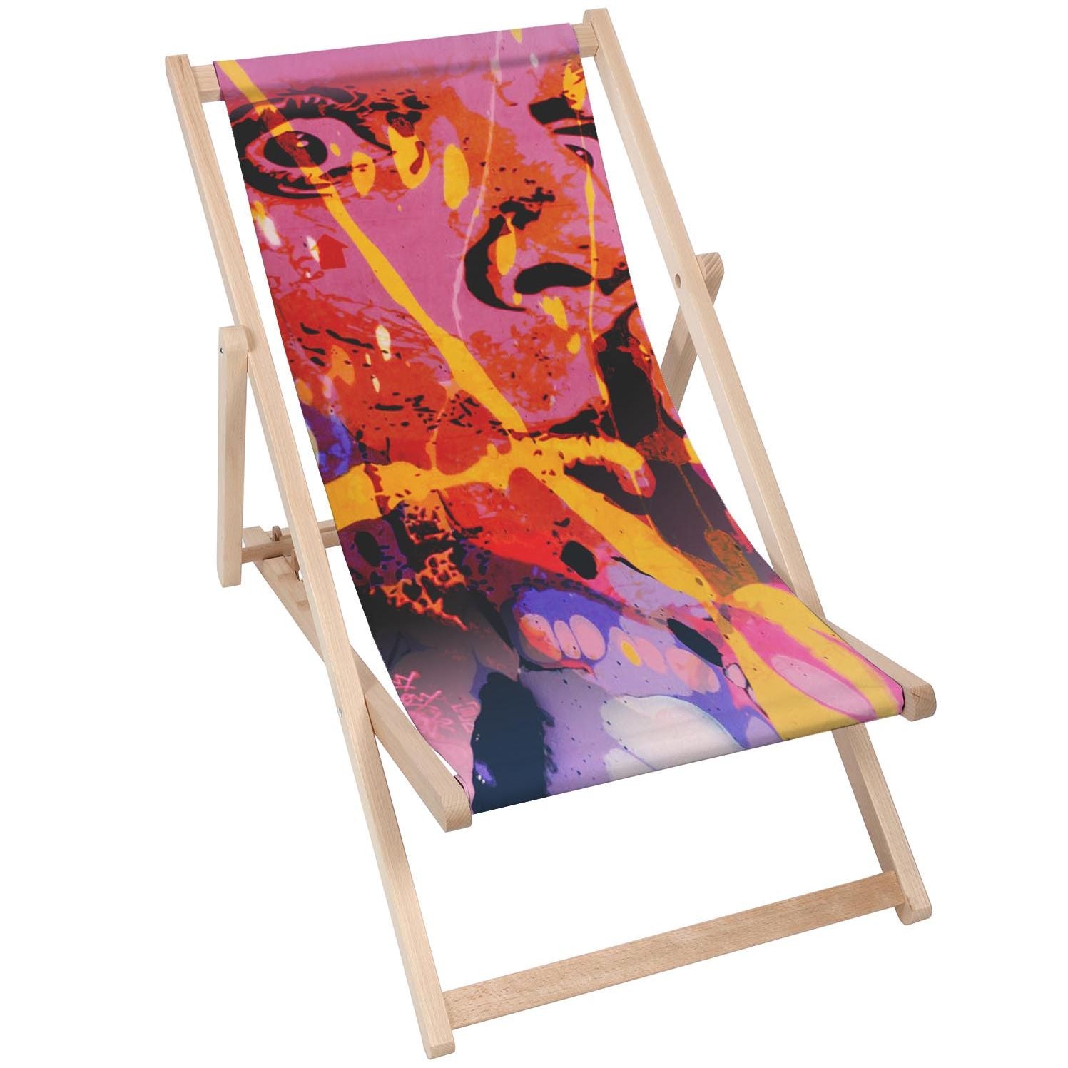 Drevený stolík Silence Please-50x50 CM