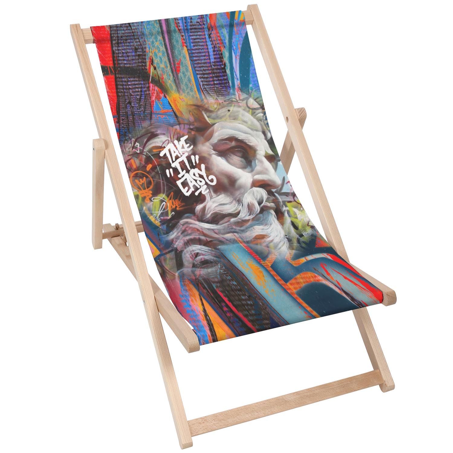 Drevený stolík Take It Easy-50x50 CM