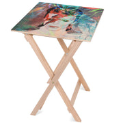 Drevený stolík Tropical David-50x50 CM