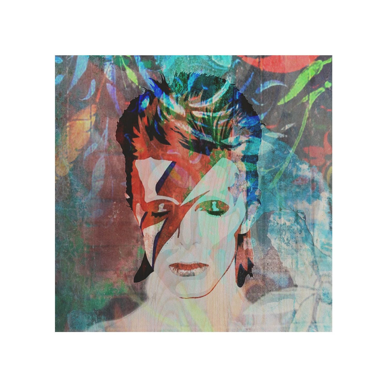 Drevený stolík Tropical David-50x50 CM