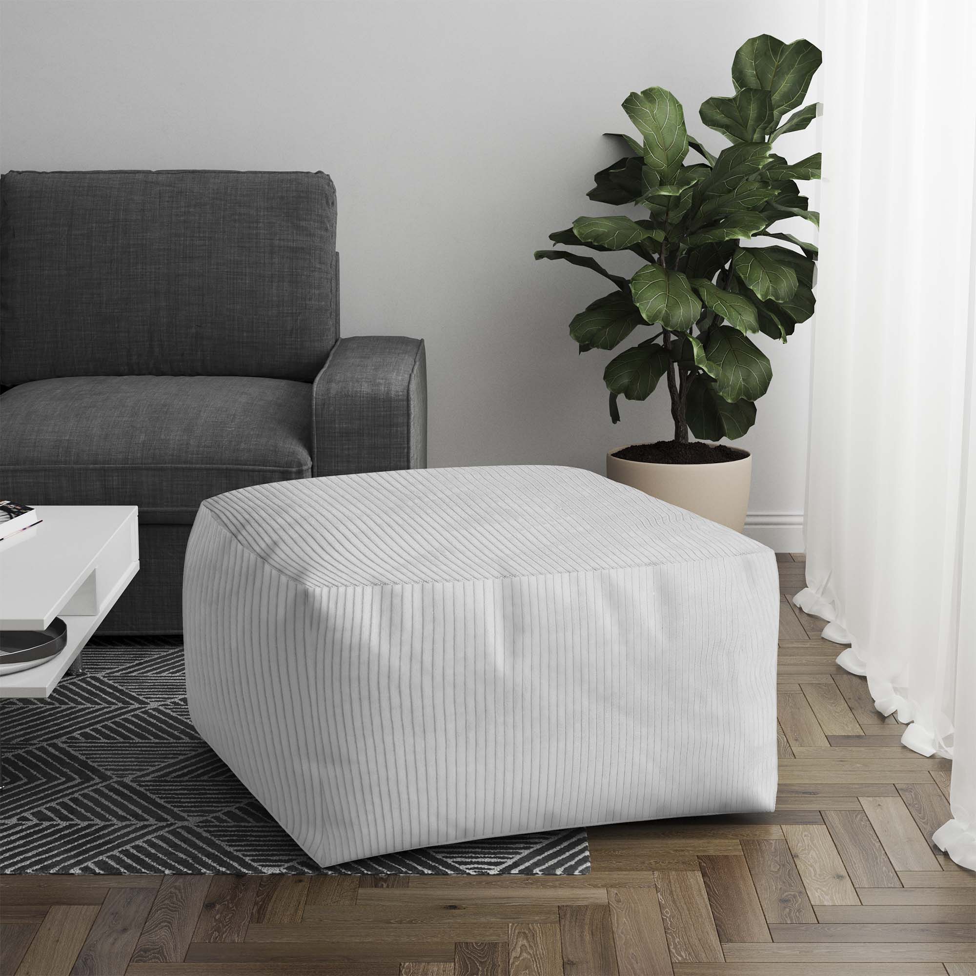 Puf Comfort Búrková sivá