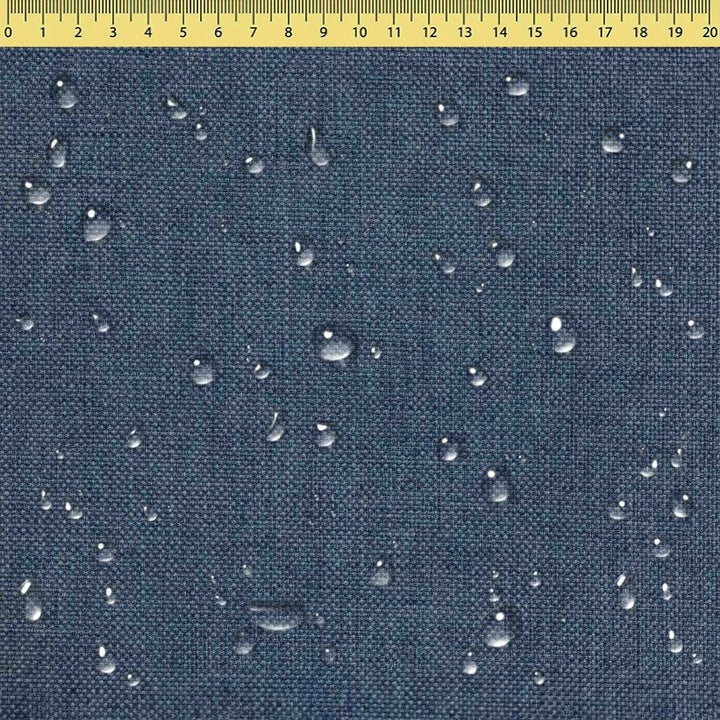 Látka Imitácia ľanu Denim Dream