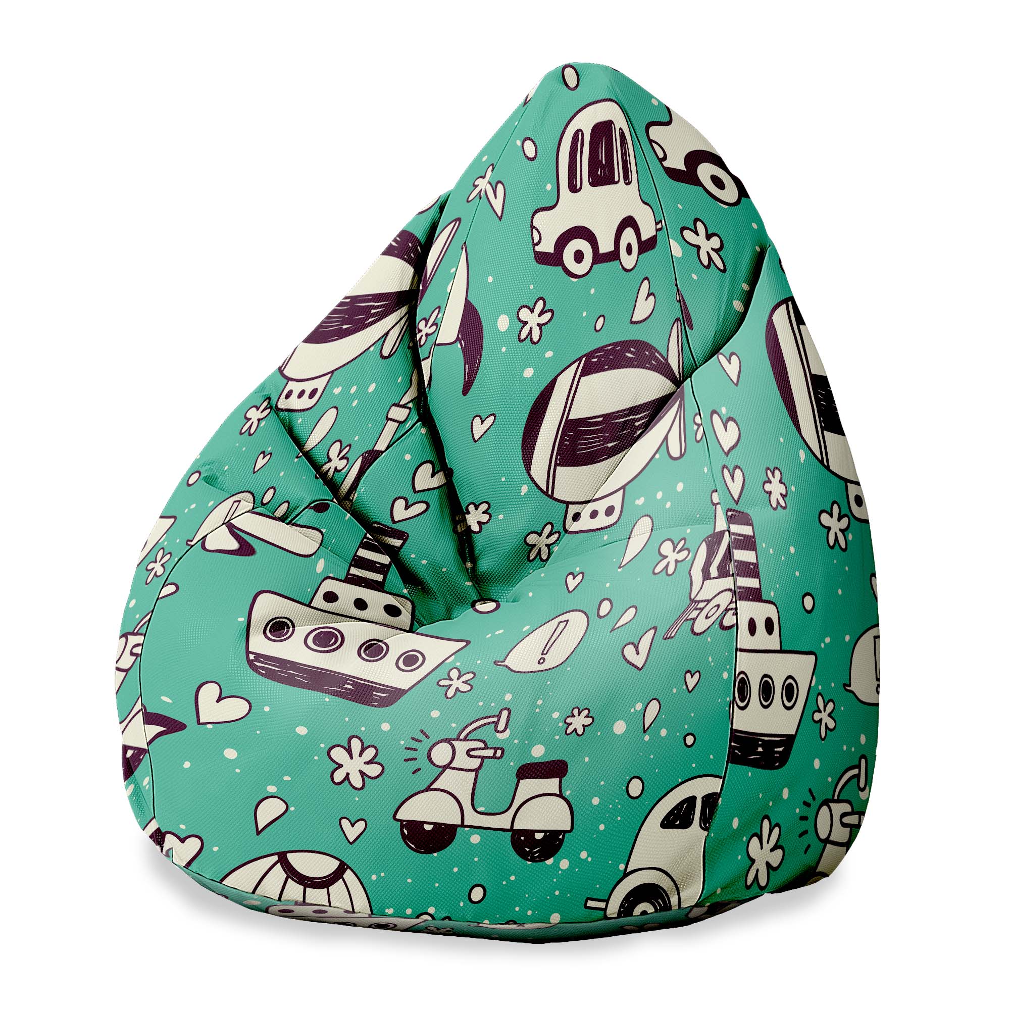 Puf Pearshape Vintage Cars