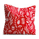 White Christmas Ornaments Velvet Pillow