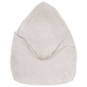 Sedací vak Pearshape Lincoln White Dove-S