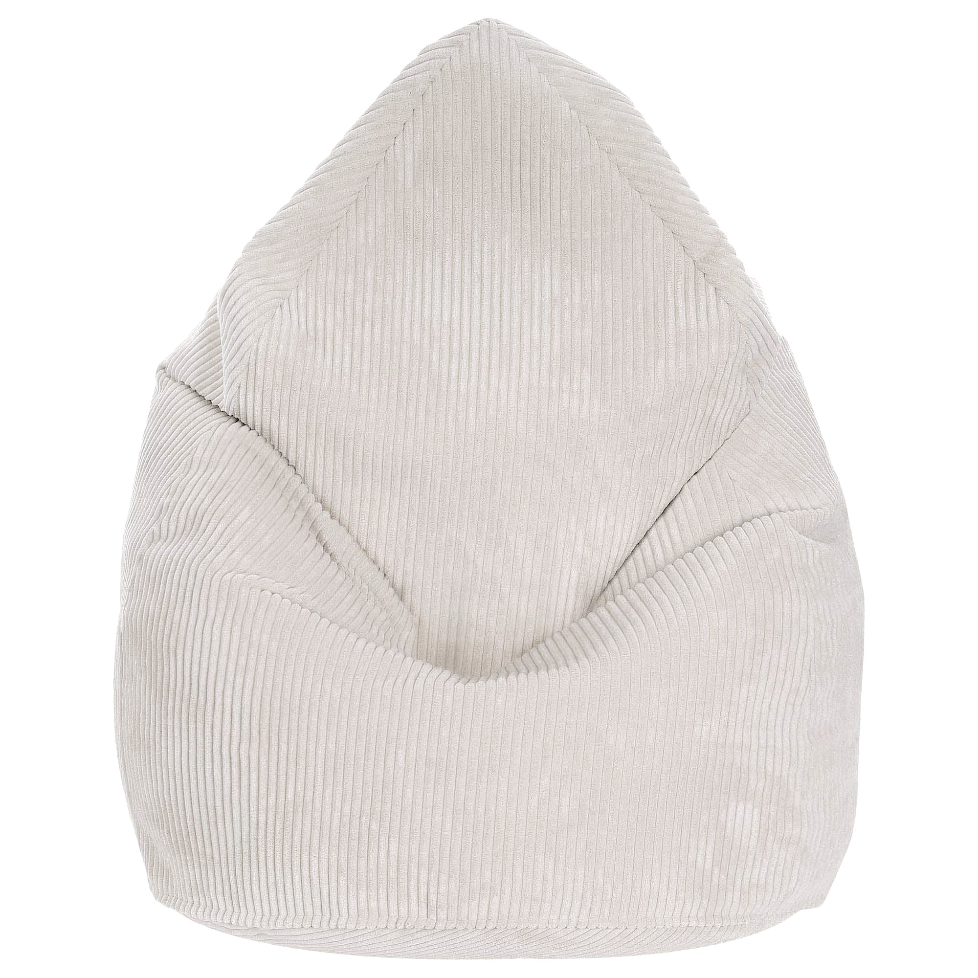 Sedací vak Pearshape Lincoln White Dove-S