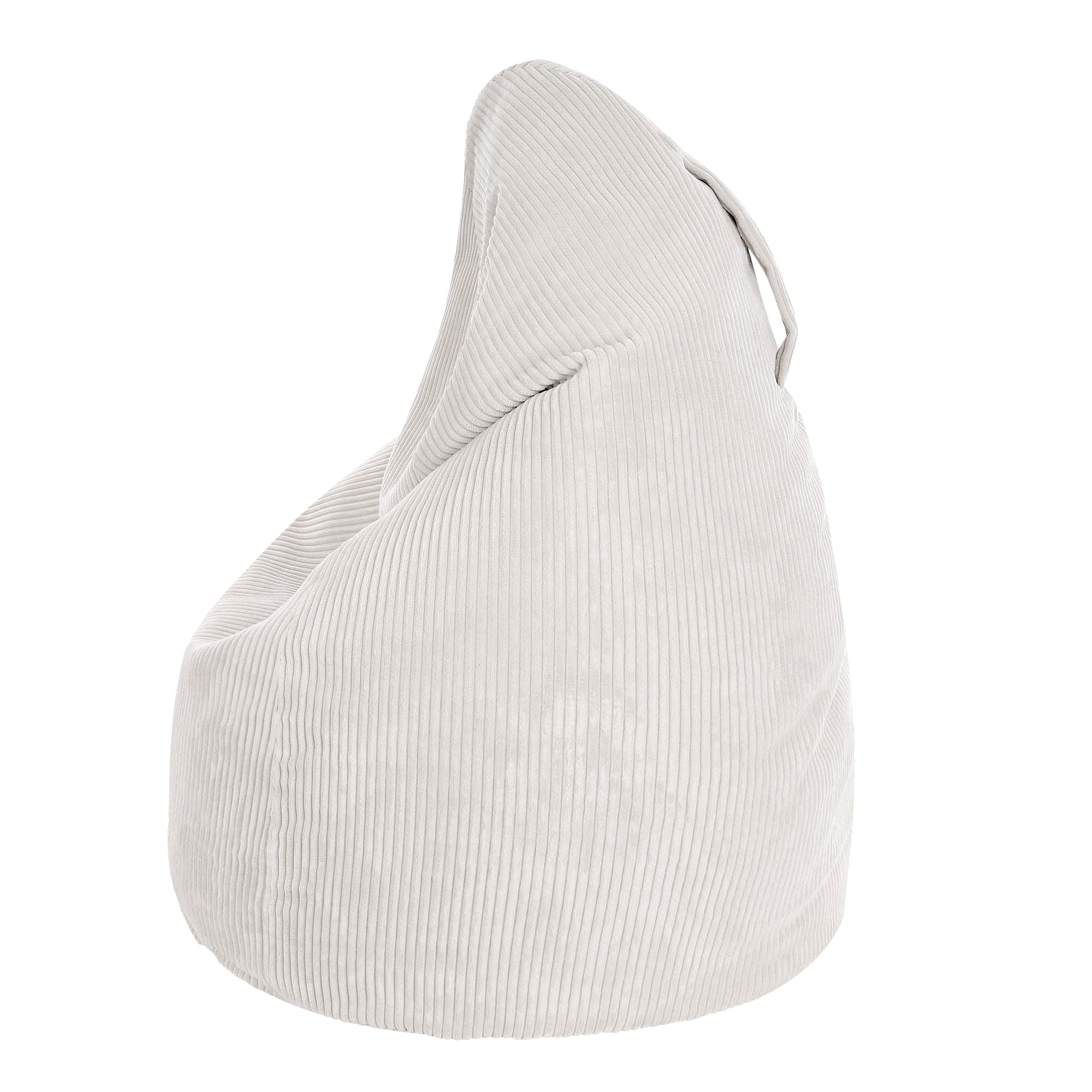 Sedací vak Pearshape Lincoln White Dove-S