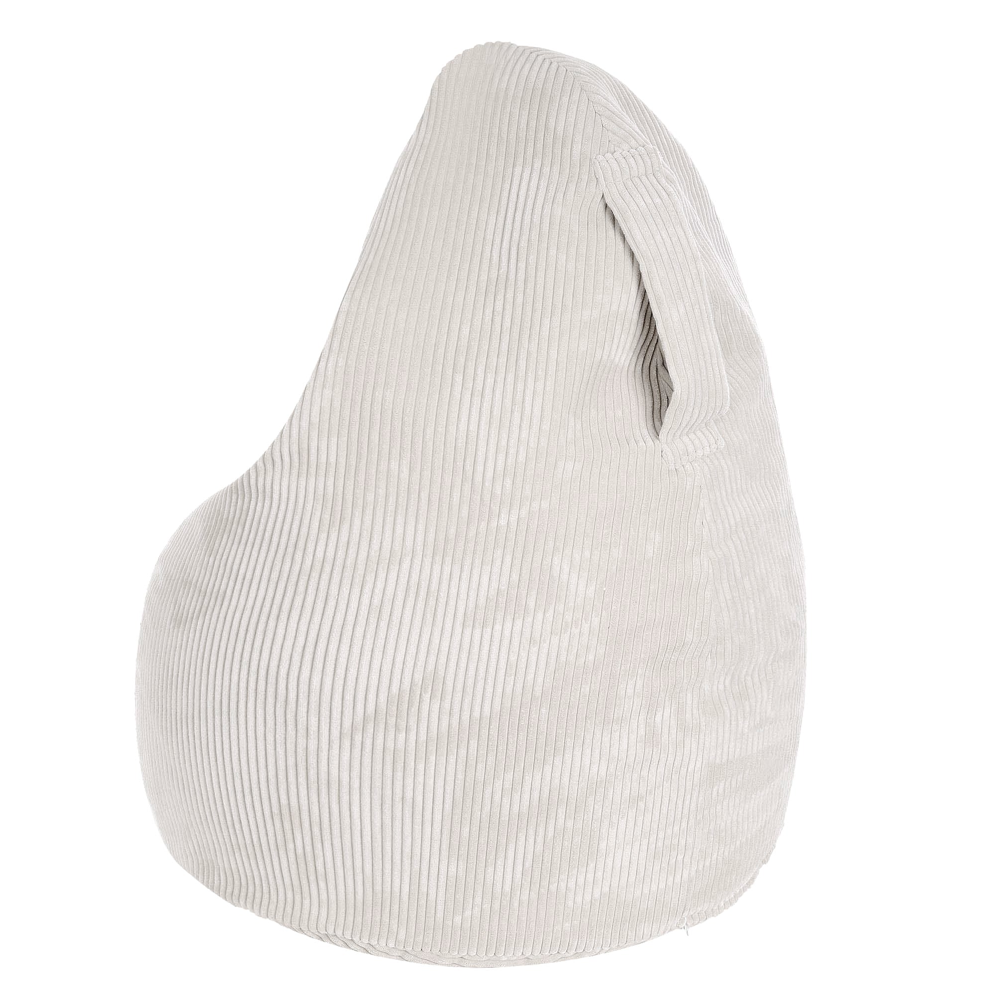Sedací vak Pearshape Lincoln White Dove-S