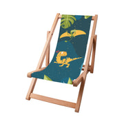 Liegestuhl aus Holz Wild Dinosaur-M