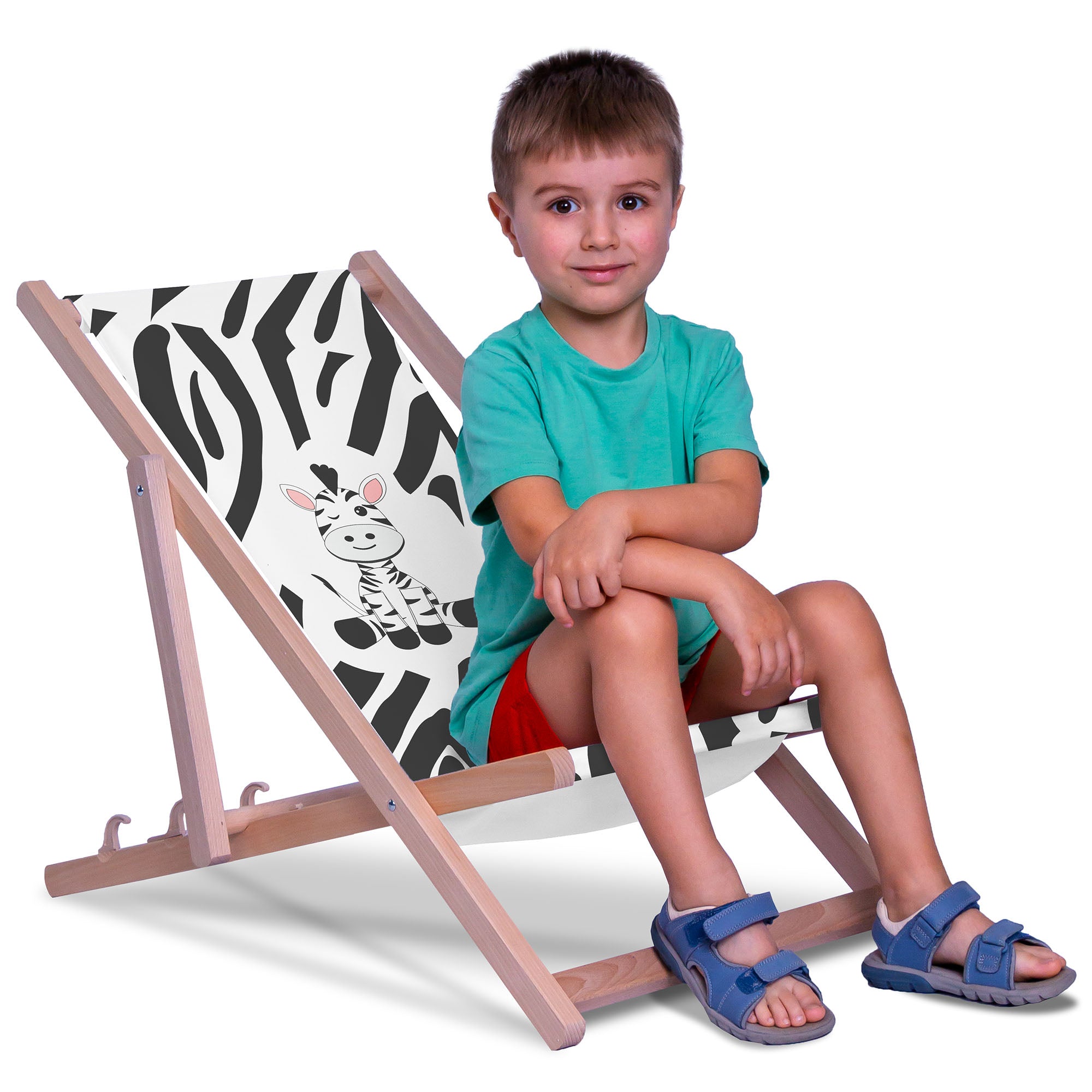 Drevené lehátko Zig zebra-S