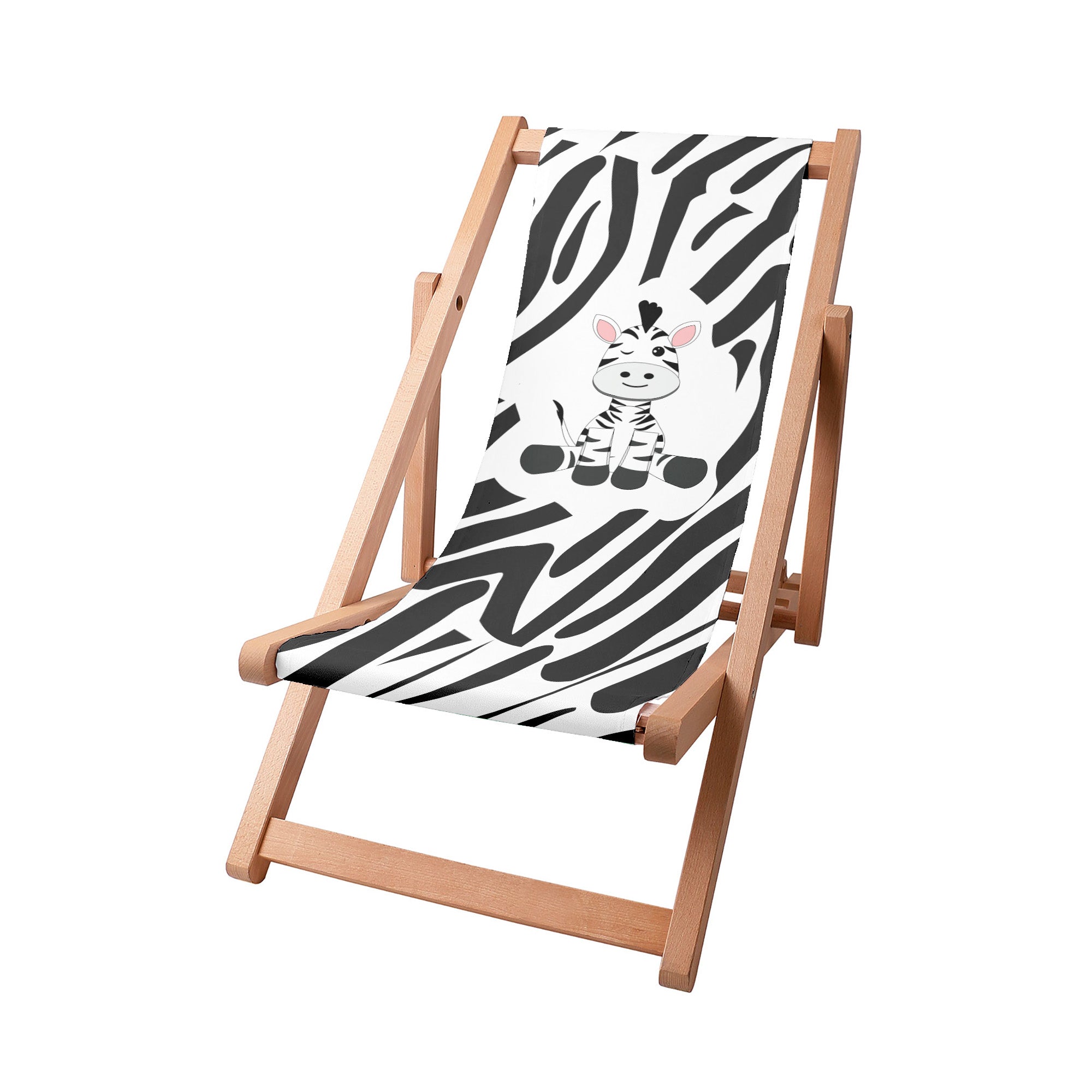 Drevené lehátko Zig zebra-S