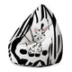 Puf Pearshape Zig Zebra-S