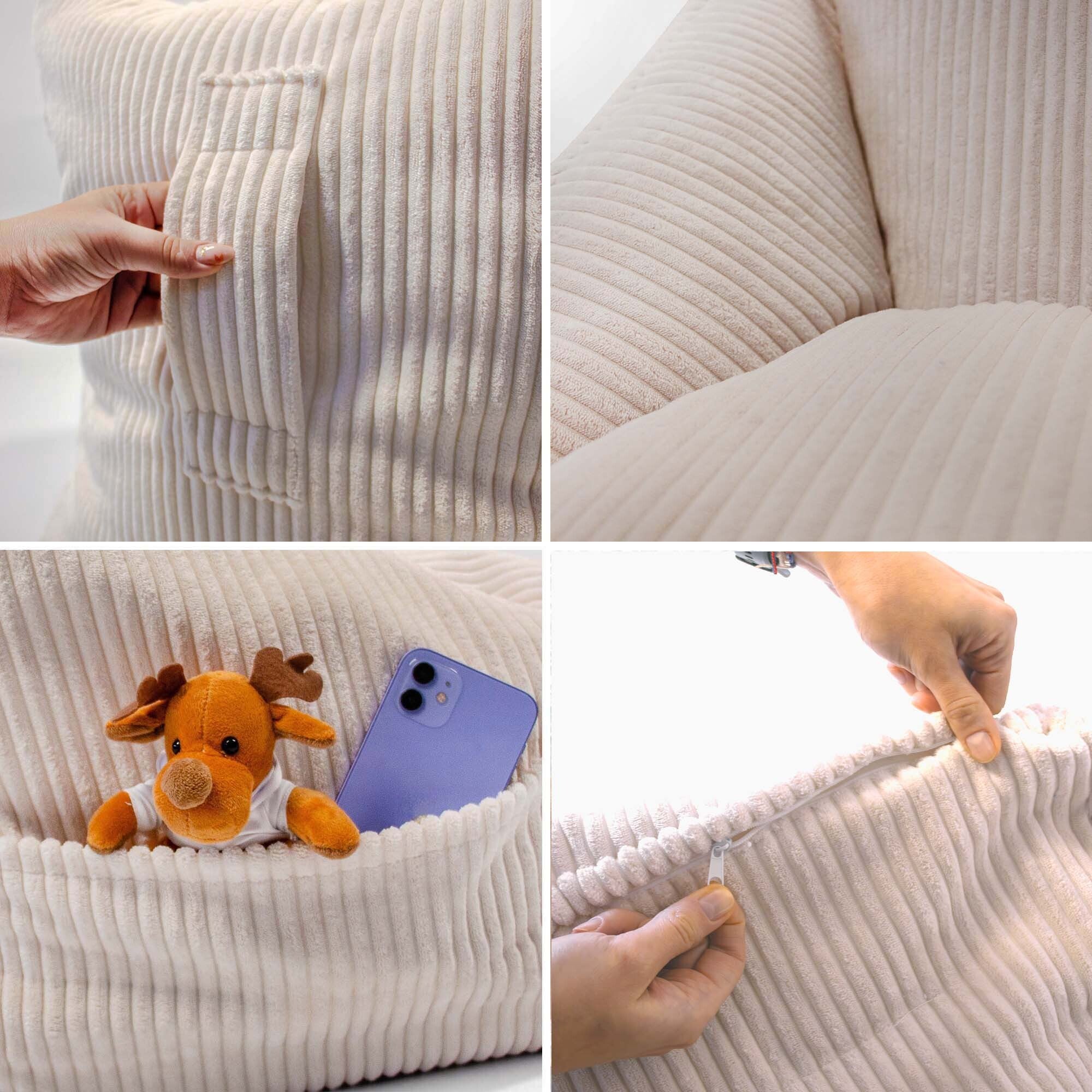 Detské kreslo Žulová sivá