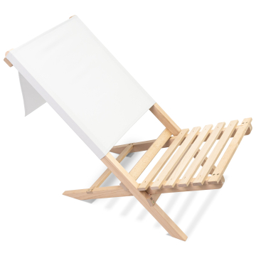 Skladacie plážové kreslo White