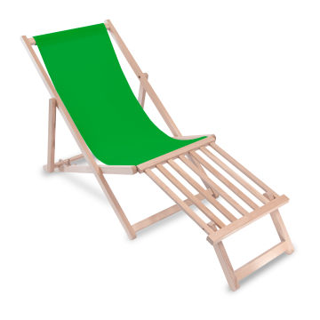 Drevené lehátko s drevenou podnožkou Dublin