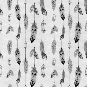 Látka Feathers on a Thread