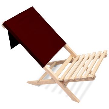 Skladacie plážové kreslo Brown